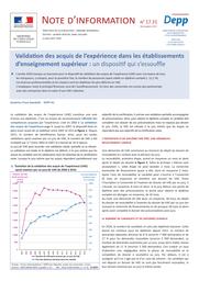 Validation des acquis de l’expérience dans les établissements d’enseignement supérieur : un dispositif qui s’essouffle / Sandrine Prost-Dambélé | PROST, Sandrine. Auteur