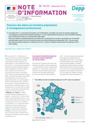 Parcours des élèves en troisième préparatoire à l’enseignement professionnel / Paul-Olivier Gasq, Claudine Pirus | GASQ, Paul-Olivier. Auteur