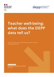 Teacher well-being : what does the DEPP data tell us? / Axelle Charpentier, Elise Dion, Pascaline Feuillet | CHARPENTIER, Axelle. Auteur