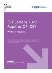 Évaluations 2022 Repères CP, CE1 : Premiers résultats / Sandra Andreu, Pierre Conceiçao, Julien Desclaux, Yann Eteve, Charlotte Gill-Sotty, Christophe Laskowski, Stéphanie Le Breton, Lucie Neirac, Elodie Persem, Gaël Raffy, Thierry Rocher, Guillaume Rue, Julie Thumerelle, Ronan Vourc’h, Philippe Wuillamier | ANDREU, Sandra. Auteur