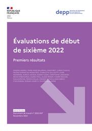 Évaluations de début de sixième 2022 : Premiers résultats / Sandra Andreu, Marie-Ange Ballereau, Anaïs Bret, Caren Chaaya, Hélène Durand De Monestrol, Charlotte Gill-Sotty, Laure Heidmann, Aurélie Lacroix, Audrey Leger, Christophe Laskowski, Aïcha M’bafoumou, Audrey Paul, Élodie Persem, Thierry Rocher, Guillaume Rue, Franck Salles, Virginie Sathicq, Jean-Fabrice Stachowiak, Ronan Vourc’h, Philippe Wuillamier | ANDREU, Sandra. Auteur