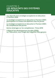 L'Europe de l'éducation en chiffres 2022. Chap. 5, Les résultats des systèmes éducatifs / Ministère de l'éducation nationale et de la jeunesse. Direction de l'évaluation, de la prospective et de la performance | ROSENWALD, Fabienne. Directeur de publication