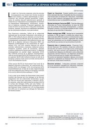 Repères et références statistiques : sur les enseignements, la formation et la recherche : [RERS 2017]. chapitre 10, Budget, coûts et financement / Ministère de l'Education nationale | France. Ministère de l'Enseignement supérieur, de la recherche et de l'innovation (MESRI). Direction générale de l'enseignement supérieur et de l'insertion professionnelle (DGESIP). Direction générale de la recherche et de l'innovation (DGRI). Sous-direction des Systèmes d'Information et des Études Statistiques (SIES)