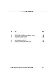 Repères et références statistiques : sur les enseignements et la formation : édition 1997. chapitre 05, Les apprentis / Ministère de l'éducation nationale, de la recherche et de la technologie. Direction de l'évaluation et de la prospective | THELOT, Claude. Directeur de publication