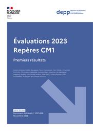 Évaluations 2023 Repères CM1 : Premiers résultats / Sandra Andreu, Cédric Bourgeois, Pierre Conceicao, Yann Etève, Charlotte Gill-Sotty, Christophe Laskowski, Audrey Léger, Massimo Loi, Laurianne Magnino, Audrey Paul, Elodie Persem, Gaël Raffy, Thierry Rocher, Julie Thumerelle, Guillaume Rue, Ronan Vourc’h | ANDREU, Sandra. Auteur