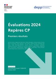 Évaluations 2024 Repères CP : premiers résultats / Sandra Andreu, Agnès Biarrotte-Sorin, Cédric Bourgeois, François-Xavier Cannes, Pierre Conceiçao, Julien Desclaux, Yann Eteve, Laetitia Evrard, Charlotte Gill-Sotty, Hugo Giraudeau-Barthet, Laurent Korchia, Christophe Laskowski, Stéphanie Le Breton, Massimo Loi, Lauriane Magnino, Virginie Maitay, Stéphanie Mas, Lucie Neirac, Elodie Persem, Magalie Robaut, Gaël Raffy, Thierry Rocher, Lourdes Rojas Rubio, Guillaume Rue, Julie Thumerelle | ANDREU, Sandra. Auteur